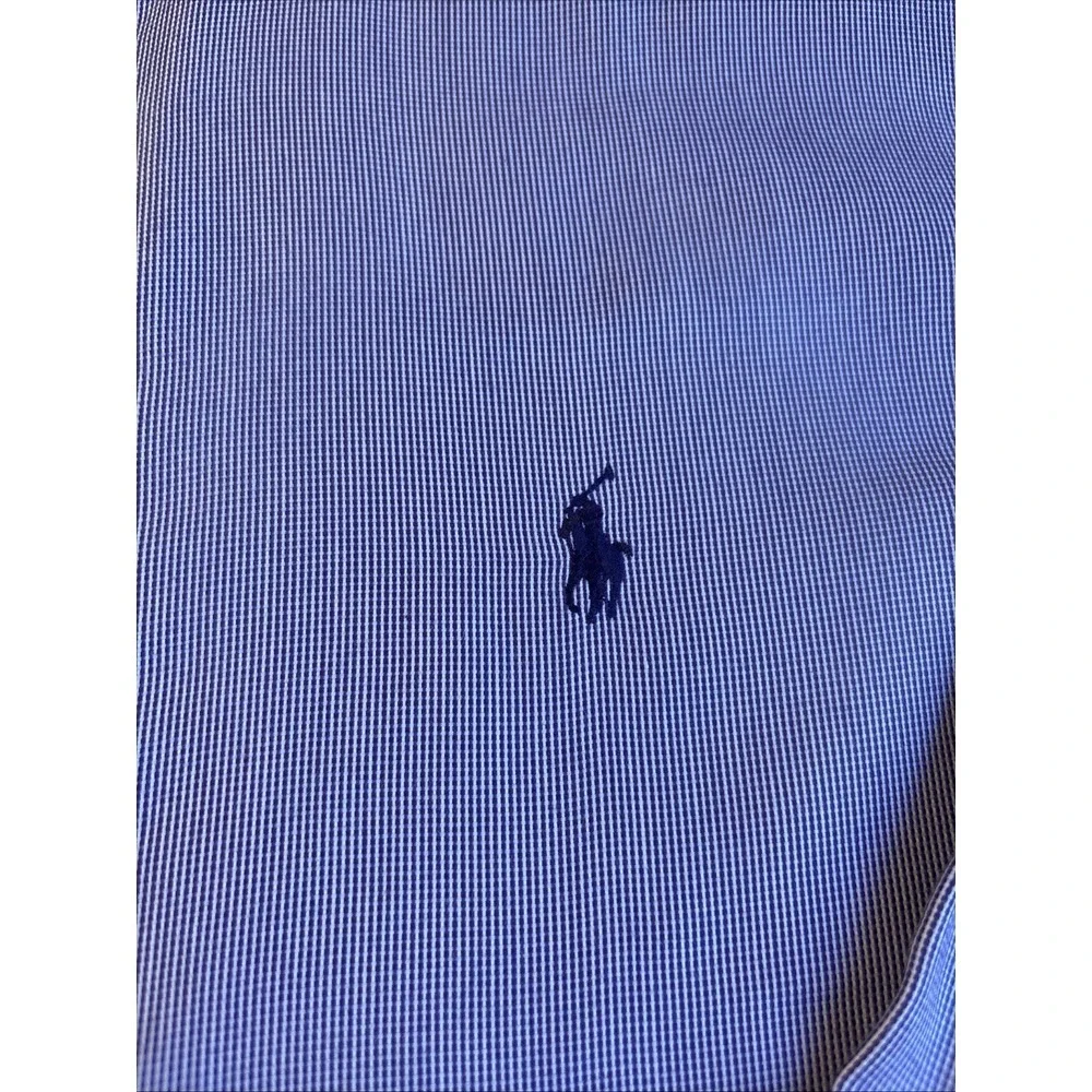 Polo Ralph‎ Lauren Micro checked Pattern Yarmouth Men's 16 34/35 Button Down